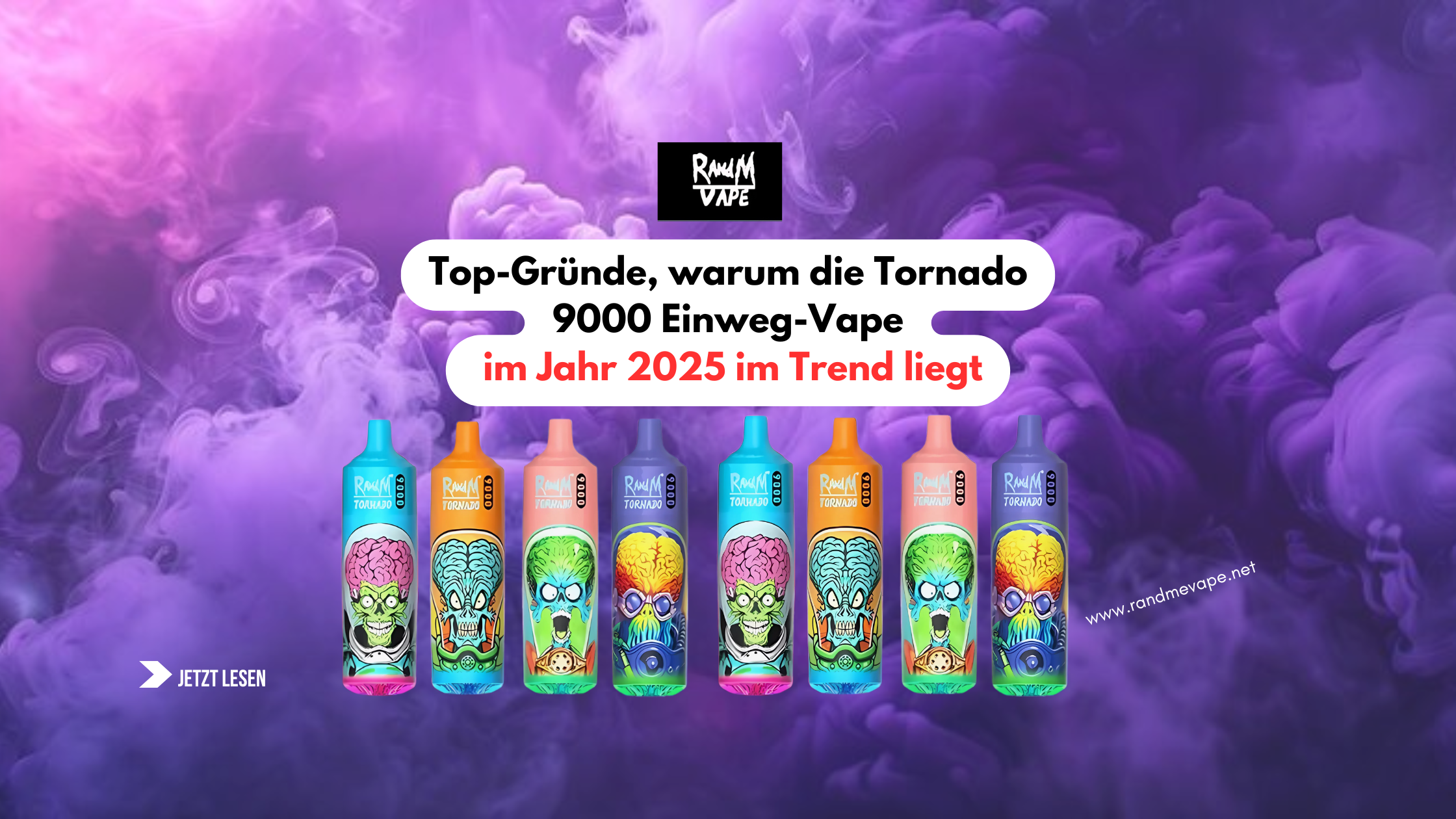 Warum die RandM Tornado 9000 Einweg Vape im Jahr 2025 im Trend liegt