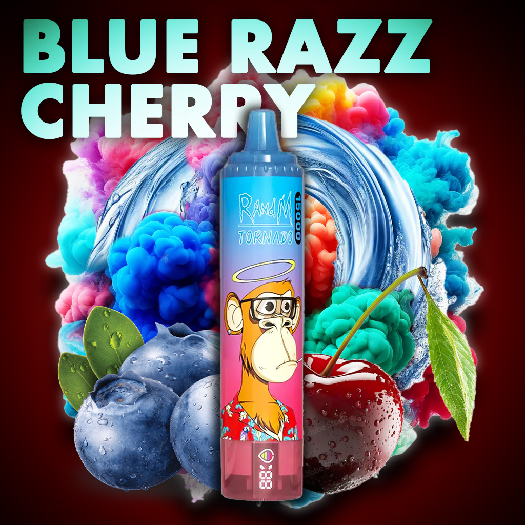 Blue Razz Cherry 15000 Züge