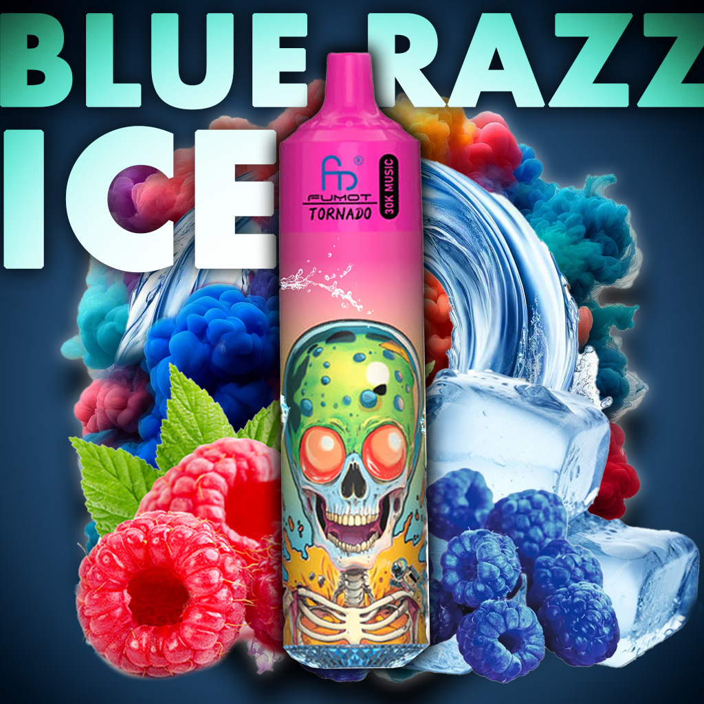 Blue Razz Ice 30000 Züge