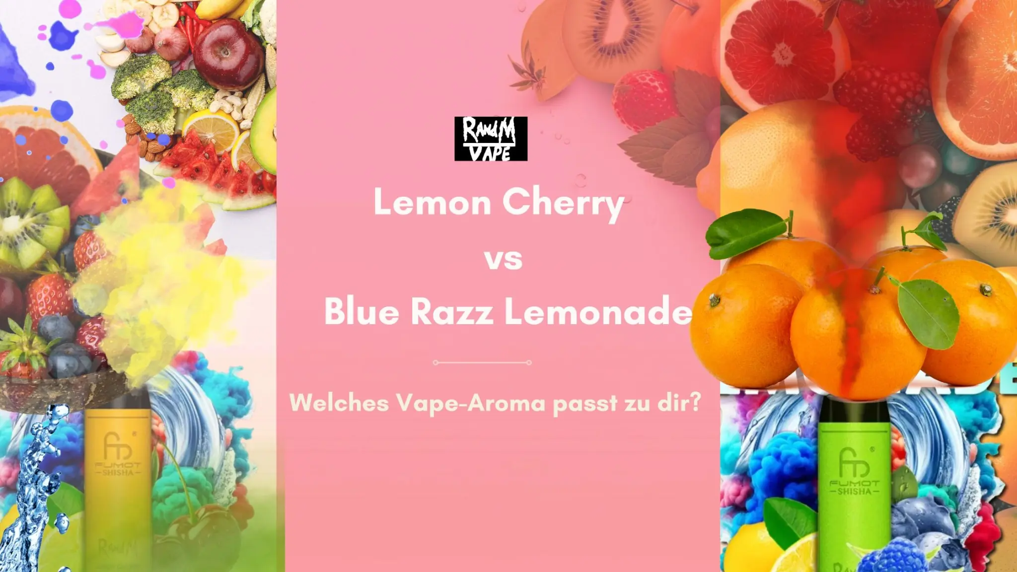 Lemon Cherry vs Blue Razz Lemonade