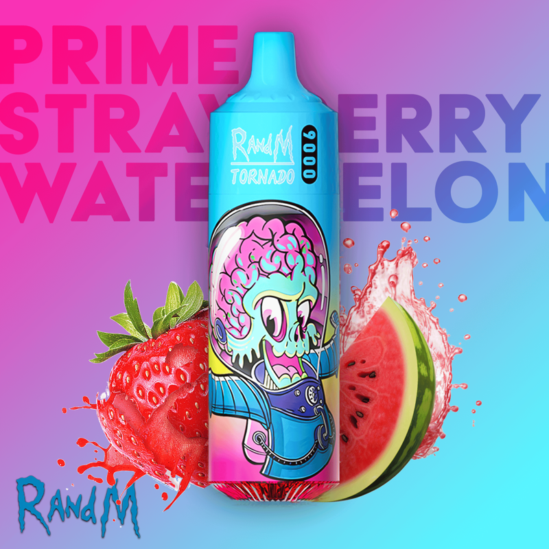 randm-tornado-9000-prime-strawberry-watermelon | Shop Deutschland