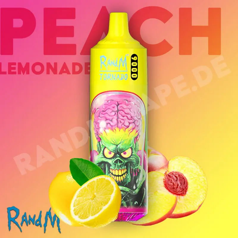 randm-tornado-9000-peach-lemonade | Shop Deutschland