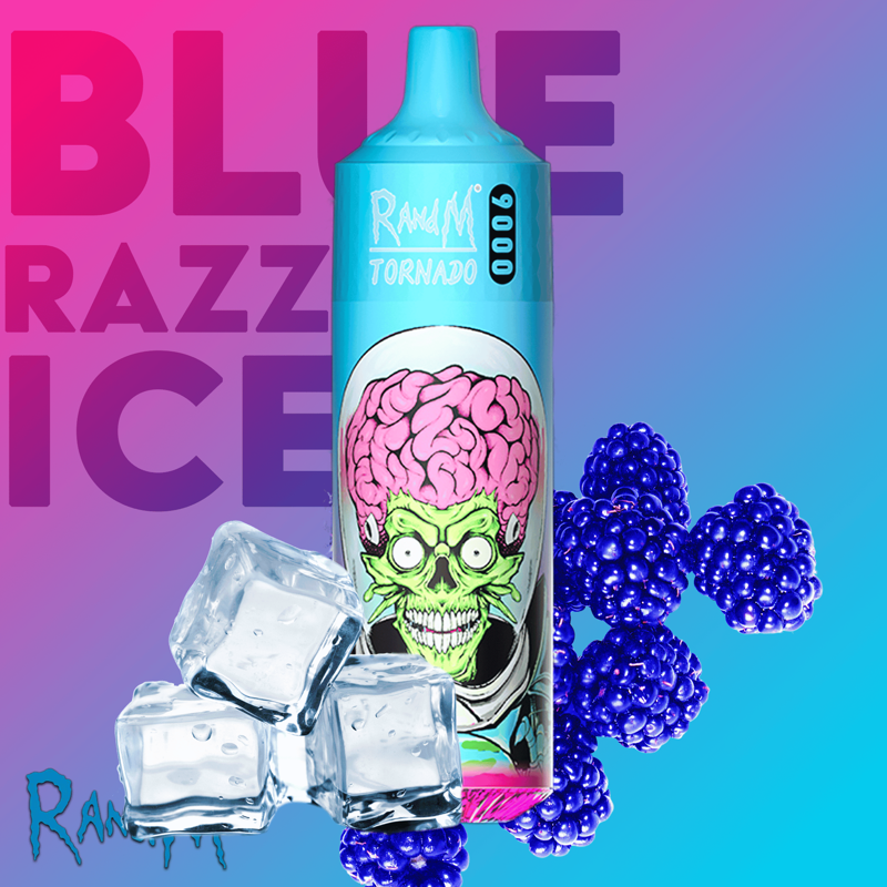 randm-tornado-9000-blue-razz-ice | Shop Deutschland