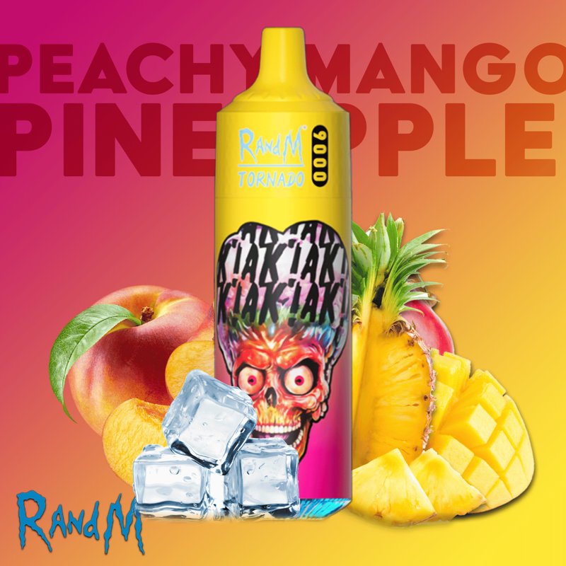 randm-tornado-9000-peach-mango-pineapple | Shop Deutschland