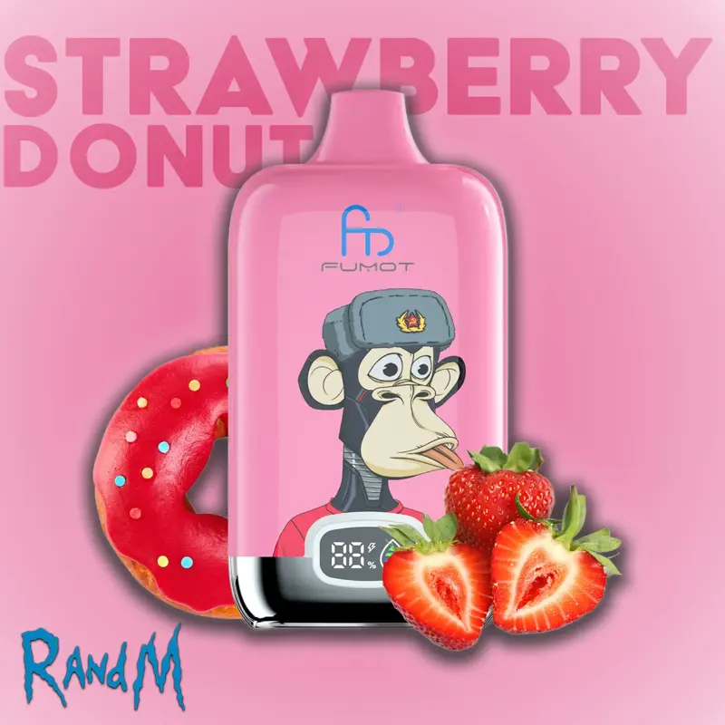 randm-tornado-12000-strawberry-donut | Shop Deutschland