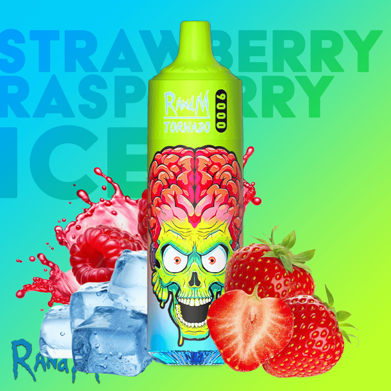 randm-tornado-9000-strawberry-raspberry-ice | Shop Deutschland