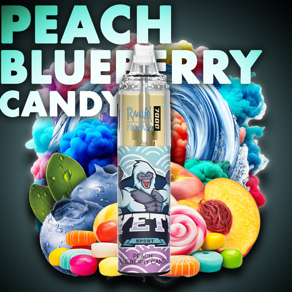 Peach Blueberry Candy 7000 Züge